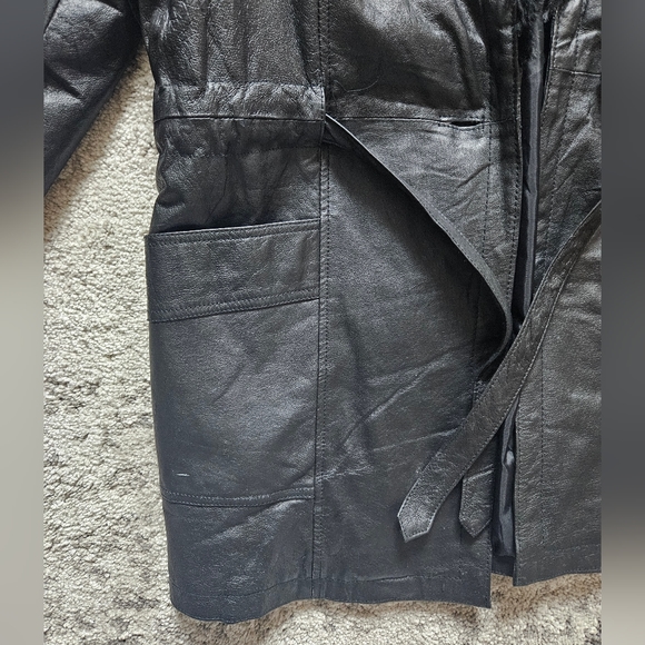Vintage 💯% Leather Jacket - Picture 15 of 16